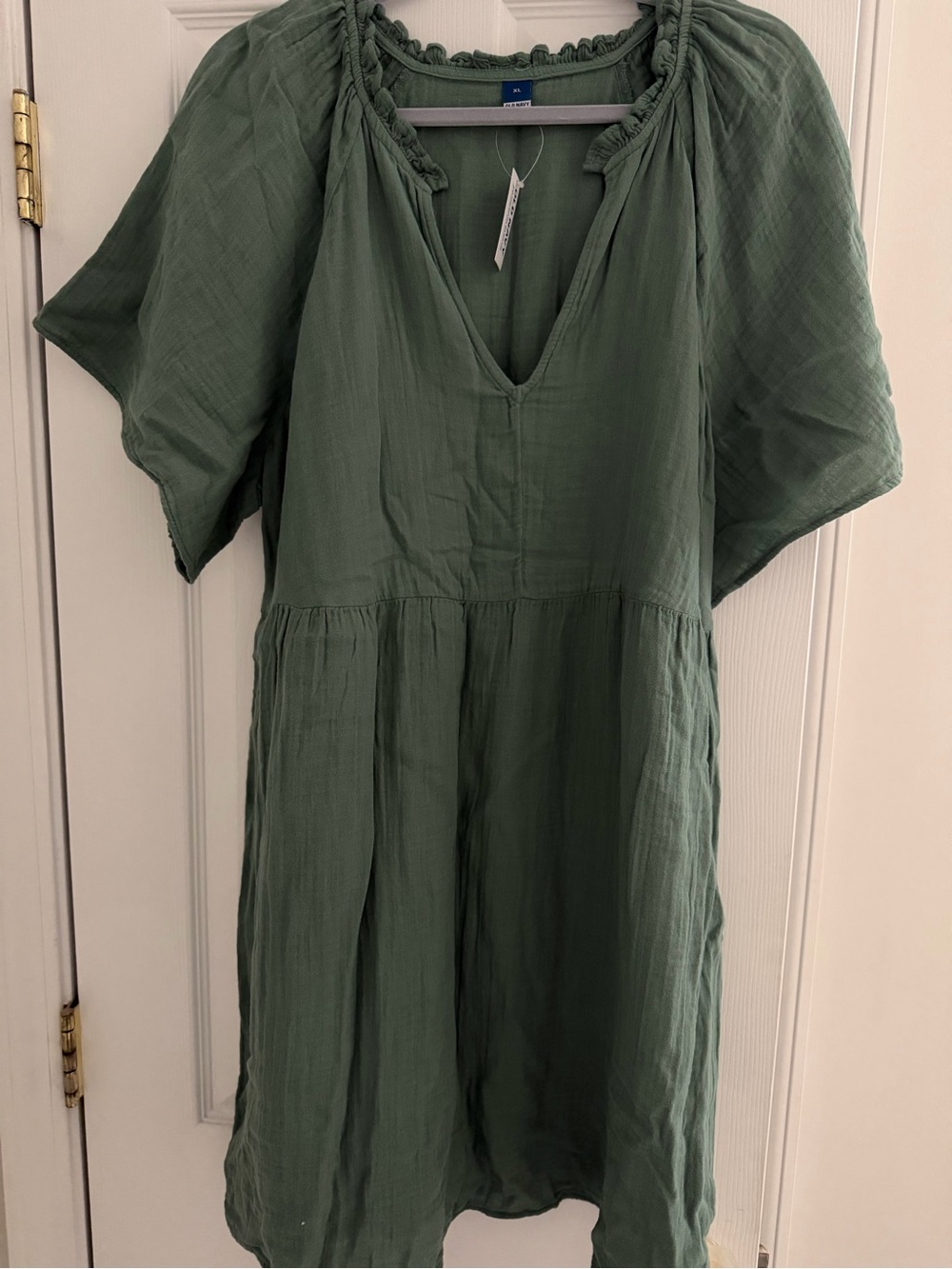 Old Navy Olive Green Midi Dress